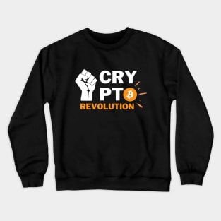 CRYPTO REVOLUTION - BITCOIN Crewneck Sweatshirt